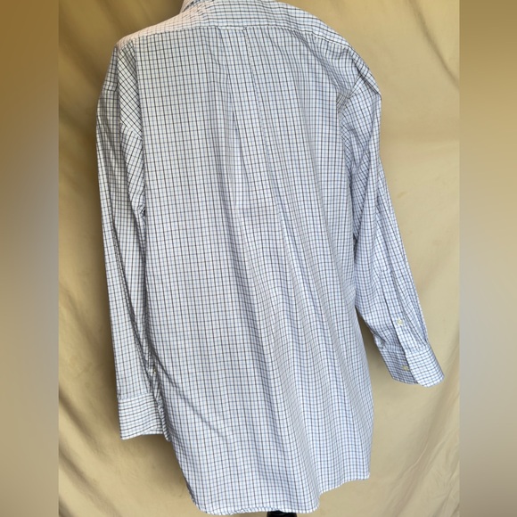 Izod Blue Checkered Men's Shirt - XL - Picture 3 of 3